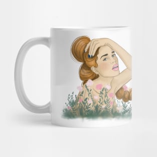 Hiding in the flowers Mug